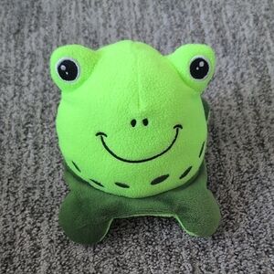 Cute Green Frog Plush Toy Invertated
